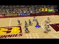 NCAA March Madness 99 - PS1 Gameplay (4K60fps)