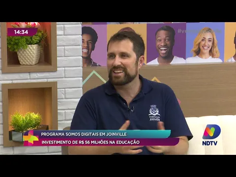 Programa Somos Digitais em Joinville: investimento de R$ 56 milhões na educação