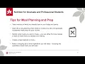 Nutrition Meal Planning The Ohio State University Office of Student Life