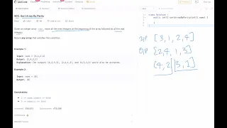 Leetcode 905 Sort Array by Parity