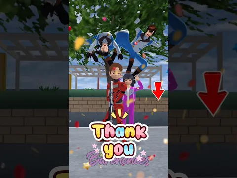 Robot Superhero Yuta selamatkan Mio dari Tentara Jahat #sakuraschoolsimulator #sakura