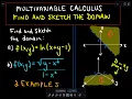 Multivariable Calculus Finding and Sketching the Domain