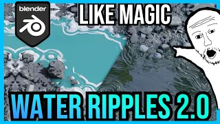 Create Dynamic Water Ripples With Geometry nodes in BLENDER 5 0