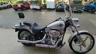 2005 Softail Custom with 17 Ape bars