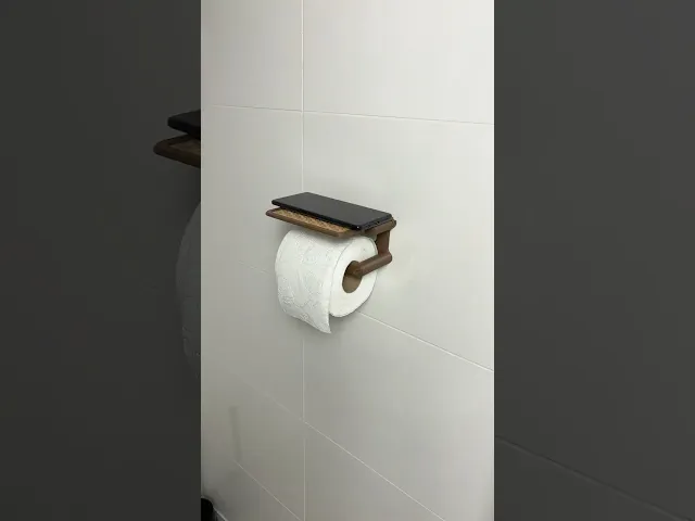 Toilet Paper Holder | Quick Swap | Storage Shelf video thumbnail