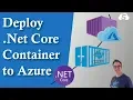Create a Net Core Docker Container and Deploy it to Azure