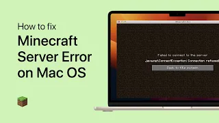 How To Fix “Unable To Connect to Server” on Mac - Minecraft Server Error
