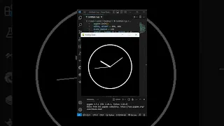 Analogue clock by using python