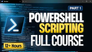 PowerShell Scripting Full Course for Beginners Part 1 - Learn PowerShell Scripting