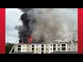 Firefighters battle massive blaze at apartment building in Wesley Chapel area