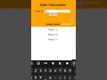 basic voter system in html css js