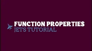 Jets Tutorial Function Properties Part 6 AWS Lambda Ruby