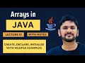 Arrays in Java Create Declare Intialize with examples Java Tutorial for Beginners Amit Thinks