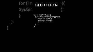 Java For Loop Exercise Print Numbers from 1 to 10 Learn Java Programming