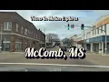 Explore McComb MS via Dash Cam
