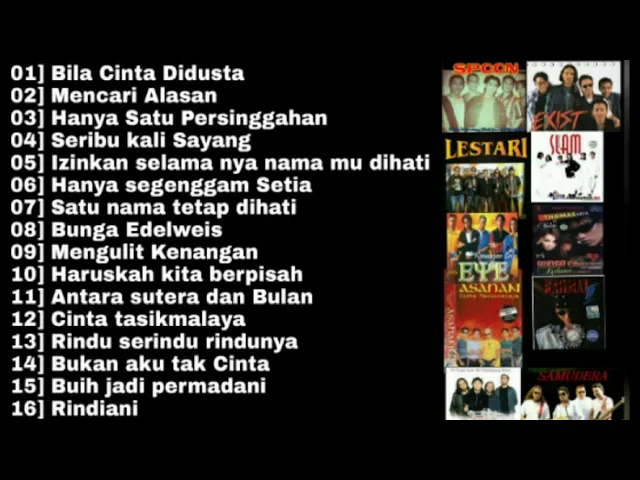 Download MP3 LAGU MALAYSIA TERPOPULER DAN TERBAIK DI ERA 90 - EXIST - EYE - SLAM - LESTARI - SPOON - SCREEN DLL