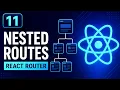 11 Nested Routes in React Router ReactJS Tutorial in Pashto