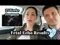 25 Week Fetal Echocardiogram Ultrasound Results IVF Pregnancy