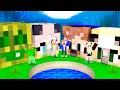 CHAOSFLO44 vs. ISY vs. EPICSTUN vs. KATHA HAUS?! (Minecraft Tsunami)
