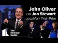 John Oliver on Jon Stewart 2022 Mark Twain Prize