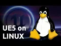 Unreal Engine 5 on Linux compile source code import assets from the Epic Games Launcher