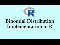 Statistics using R programming Binomial distribution with R programming