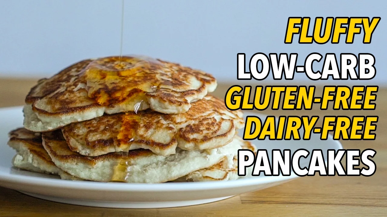 Ultimate Low-Carb, Gluten Free, Dairy Free Pancakes / Panqueques Bajos en Carbohidratos