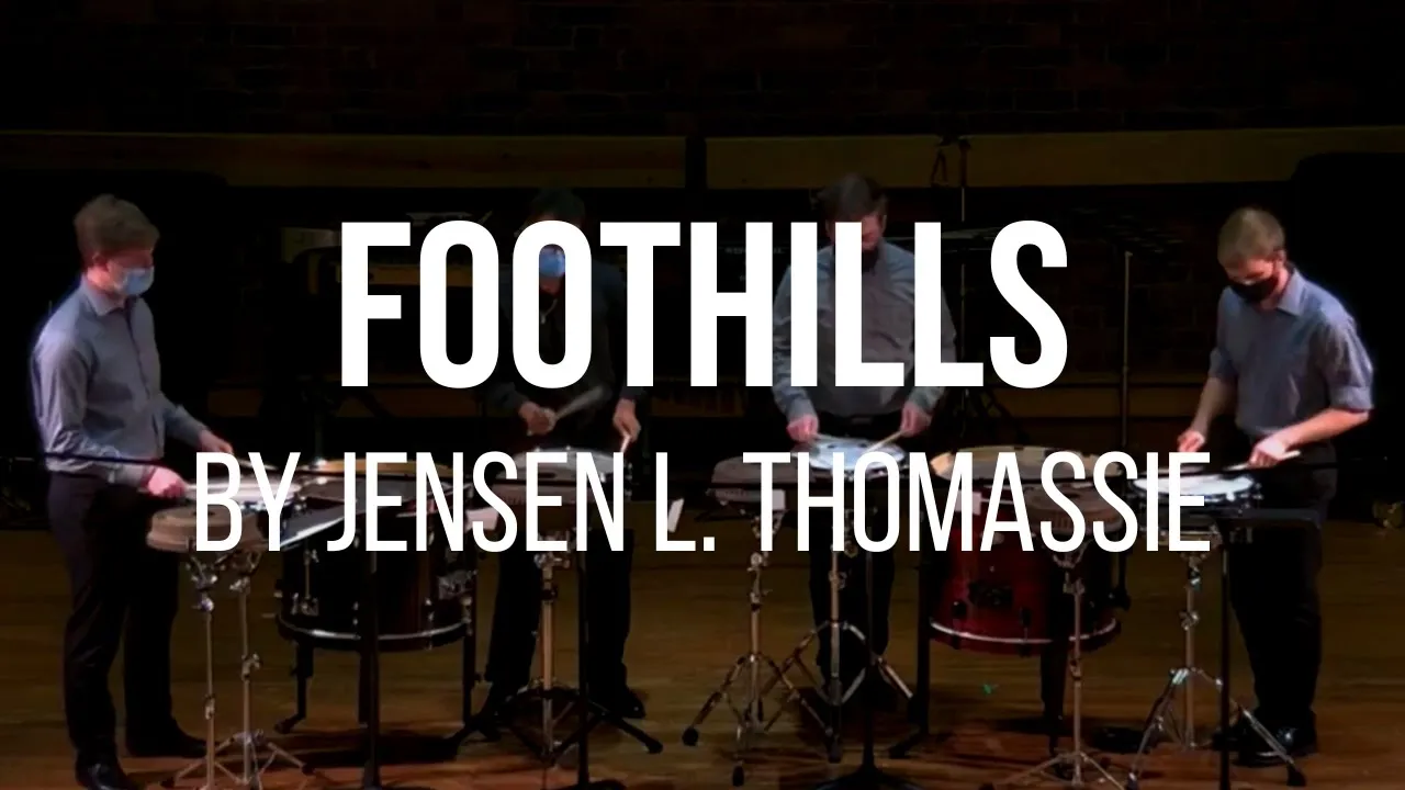 Foothills by Jensen L. Thomassie | Furman Percussion Ensemble
