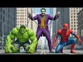 Lagu Unexpected Team-Up: Spider-Man and Hulk Fight Against the Joker! | Superhero Transformation