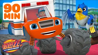 90 MINUTES Of Blaze S Monster Machine Transformation Rescues Blaze And The Monster Machines 