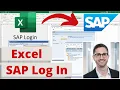 Log into SAP from Excel with SAP GUI Scripting API