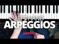 Lagu Left Hand Arpeggio Patterns (Piano Lesson)