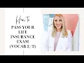 Life Insurance Exam Vocab Part