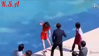 قصه حب كوريه لبنت وقعت في المسبح أغنيه شو حلو 