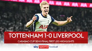Controversy as Lucas Bergvall bags Spurs winner! | Tottenham 1-0 Liverpool | Carabao Cup Highlights