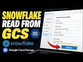 How to authorize Snowflake to read from Google Cloud Storage - Step By Step