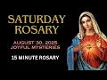 Download Lagu 🔴 SATURDAY ROSARY - JOYFUL MYSTERIES 🔴 ROSARY TODAY - August 30, 2025  - 15 MINUTE ROSARY