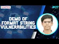 Demo of Integer Vulnerabilites Information Security 5 Secure Systems Engineering