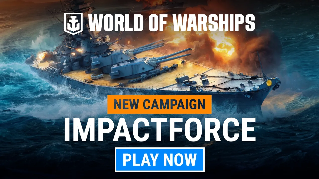 WORLD OF WARSHIPS — World of Warships — Play Now (YouTube video ad)