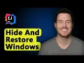 How to Tool Windows in IntelliJ Java Project