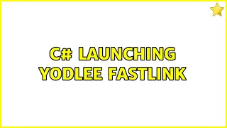 C Launching Yodlee FastLink