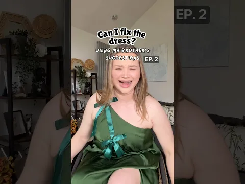 Can I fix the bridesmaid dress? Ep. 2 😅👀
