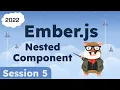S5 Ember Nested Components Ember js the complete guide Tutorial by SDE