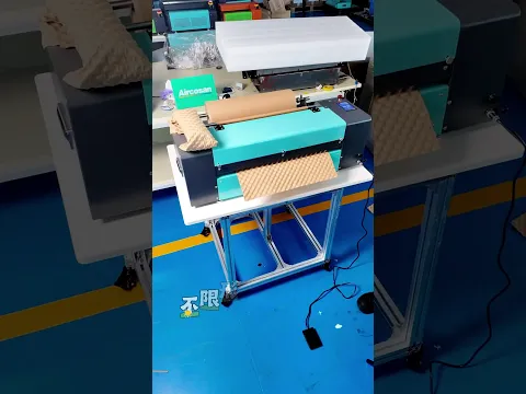 Machine commerciale à bulles en papier kraft pour l'emballage d'entrepôt