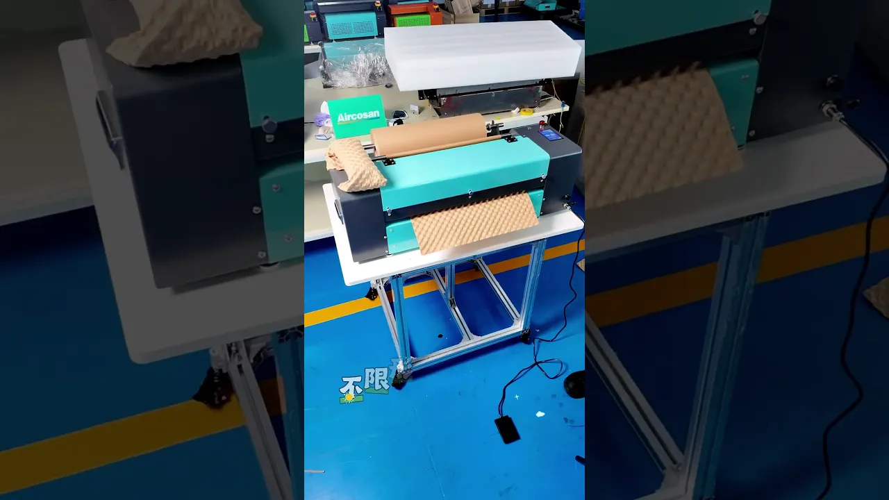 Commercial Kraft Paper Bubble Machine for Warehouse Packaging