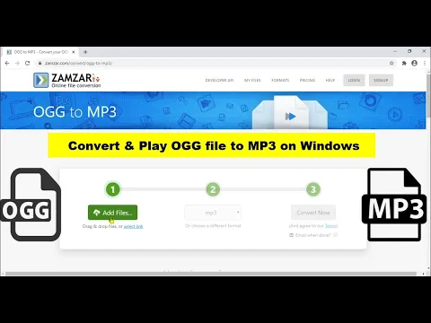 Download MP3 How to Quickly Convert OGG File Format to Mp3 Online | \u0026 Play on Windows PC