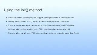 Medium Summary Lecture 05 Java Applet Programming