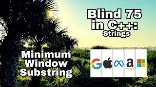 Leetcode Blind 75 C Minimum Window Substring