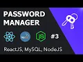 Build a Password Manager in React MySQL and NodeJS Ep 3 - Decryption