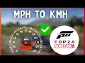Forza Horizon 6 How to change MPH to KMH or KMH to MPH